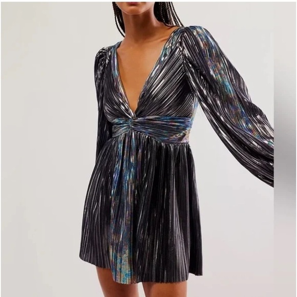 Sabina Musayev Mini Metallic Wendy Dress - Picture 3 of 7